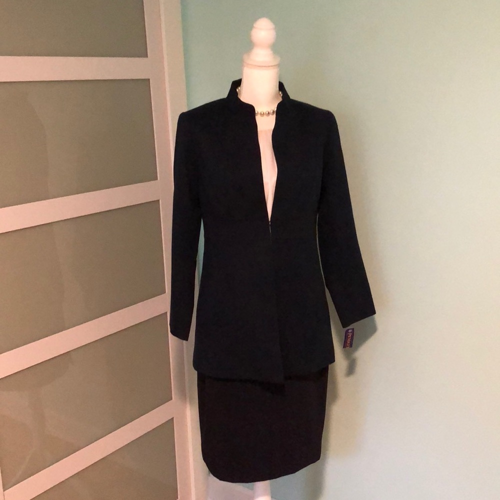 Pendleton NWT Navy Tailored Blazer 8 Petite Wool